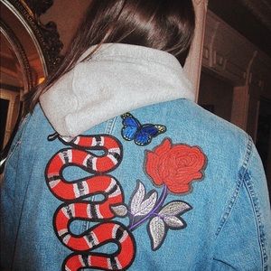 Don’t tread on me Jean Jacket